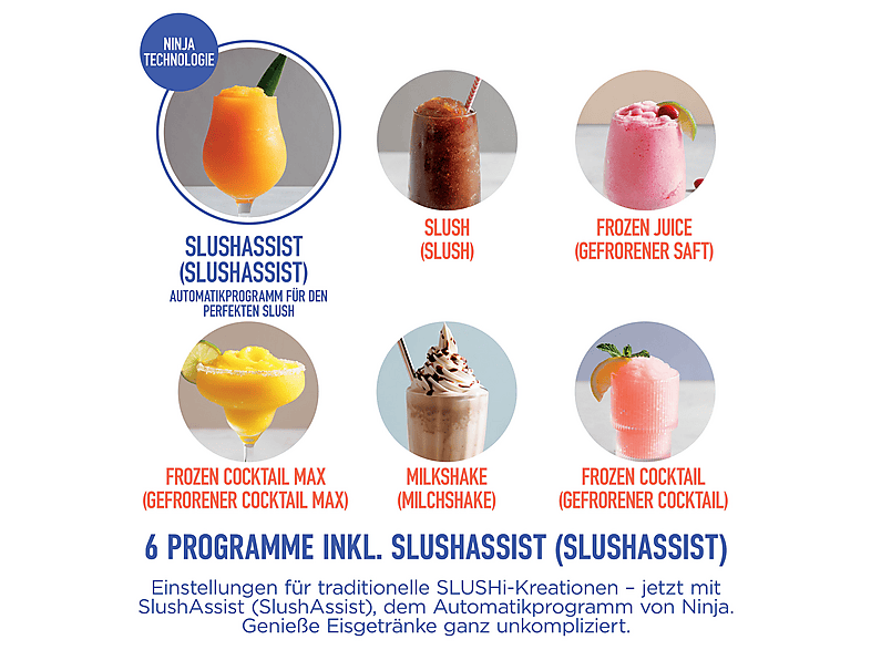 Ninja FS605EUBL Slushi Max Slush-Eismaschine (440 Watt, 4,4 l, Cyber) — Foto 2 von 5