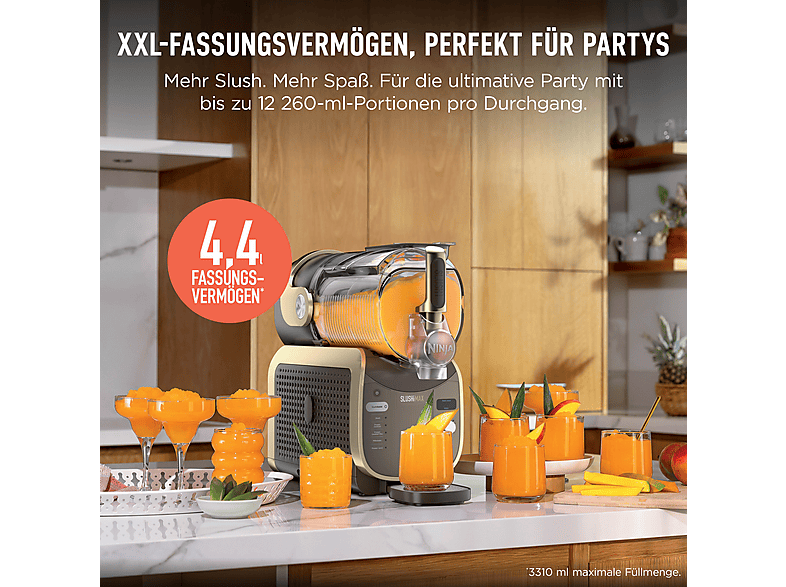 Ninja FS605EUBR Slushi Max Slush-Eismaschine (440 Watt, 4,4 l, Mokka) — Foto 5 von 5