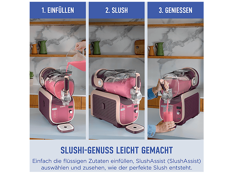 Ninja FS605EUOR Slushi Max Slush-Eismaschine (440 Watt, 4,4 l, Bluto) — Foto 3 von 5