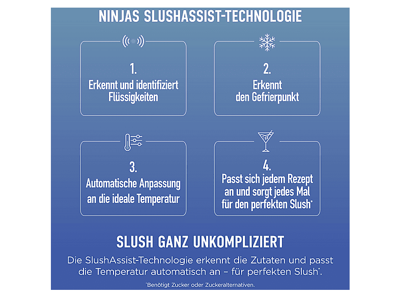 Ninja FS605EUOR Slushi Max Slush-Eismaschine (440 Watt, 4,4 l, Bluto) — Foto 4 von 5