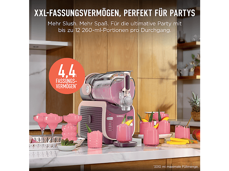 NINJA FS605EUOR Slushi Max Slush-Eismaschine (440 Watt, 4,4 l, Bluto)