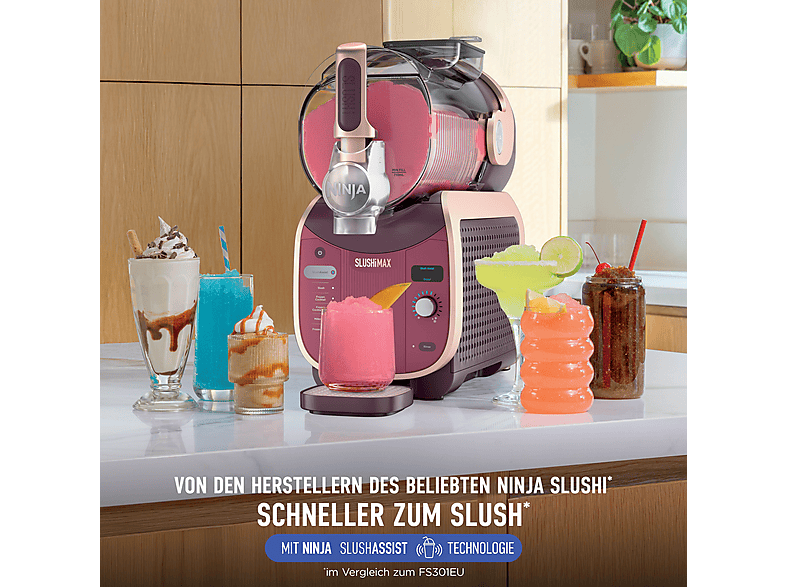NINJA FS605EUOR Slushi Max Slush-Eismaschine (440 Watt, 4,4 l, Bluto)
