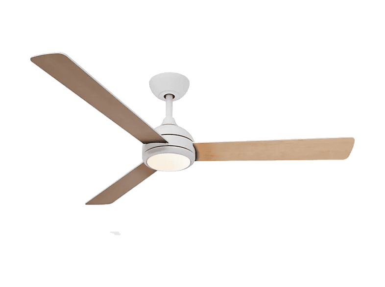 Ventilador de techo con luz - Philips Velyx Aspas reversibles 132 cm, 56 W, 6 Velocidades, Silencioso, Luz blanca cálida a fría, Blanco