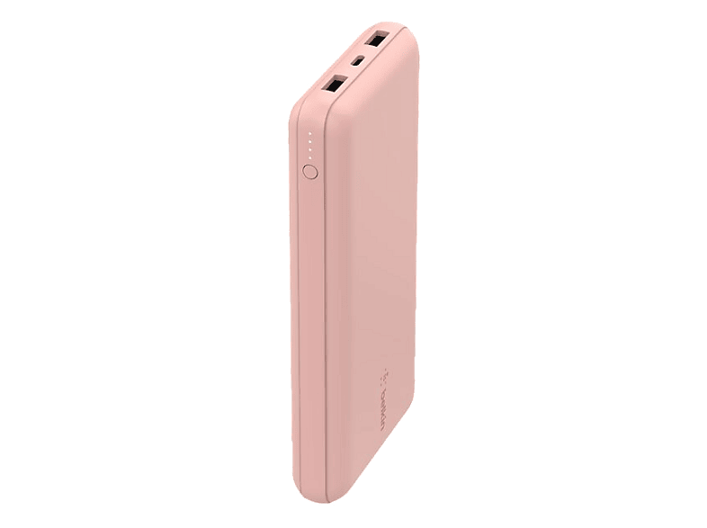 Powerbank - Belkin BoostCharge Batería externa 20K, 20000 mAh, 2x USB-A, 1x USB-C, Rosa