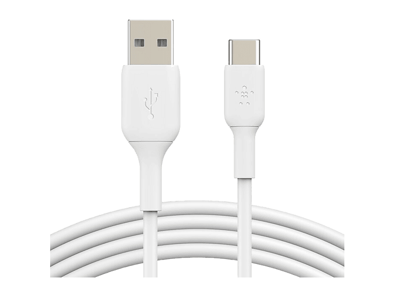 Belkin USB-A a USB-C de 15 W, 2m, Universal, Blanco