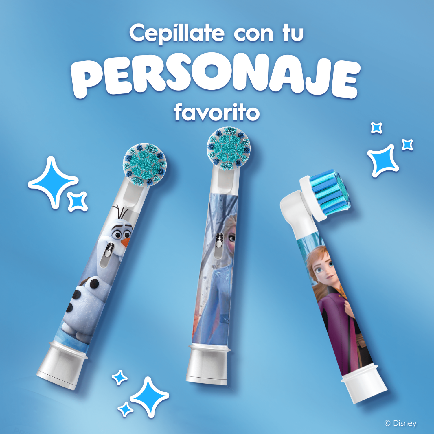 Cepíllate con tu personaje favorito.