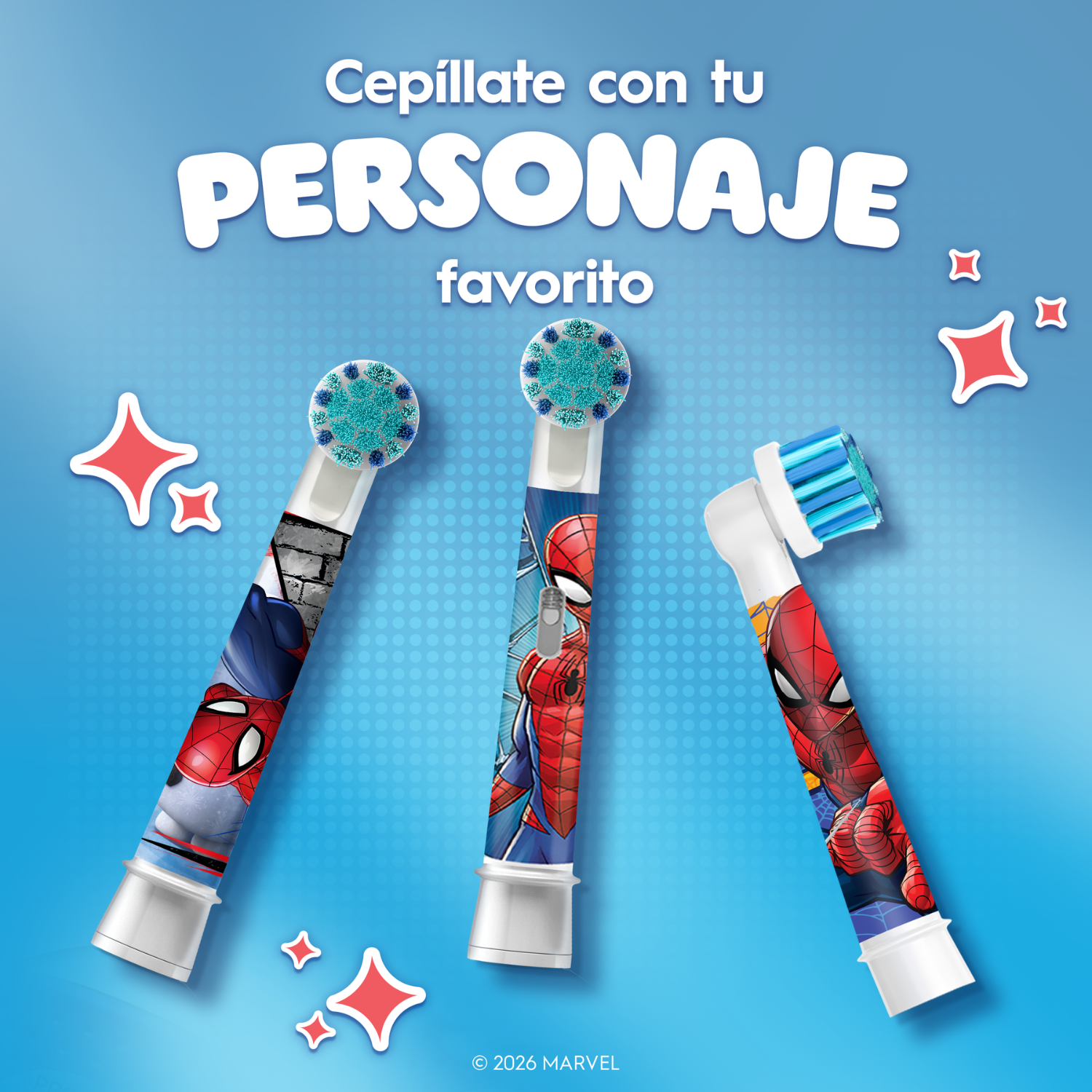 Cepíllate con tu personaje favorito.