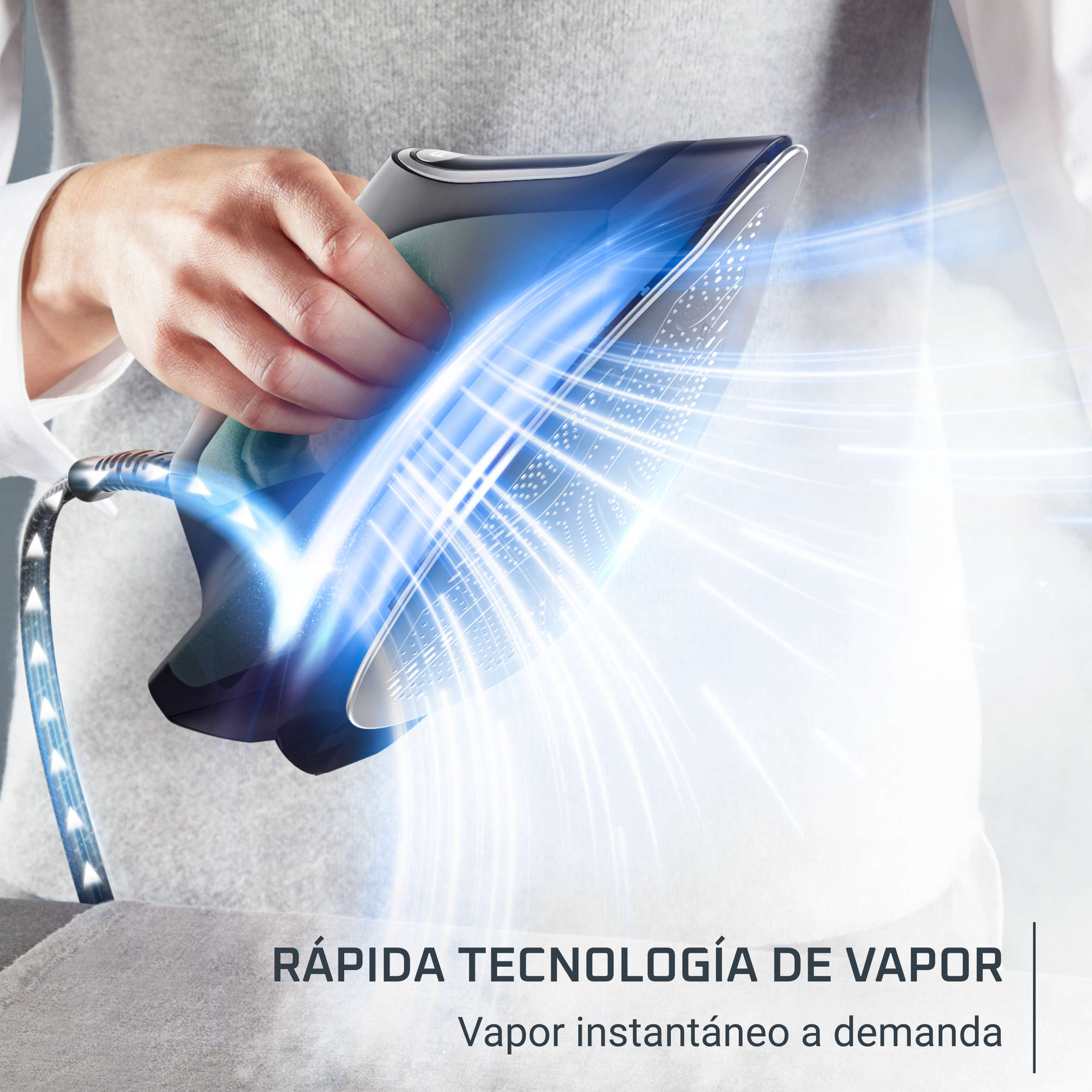 Rápida tecnología de vapor. Vapor instantaneo a demanda.