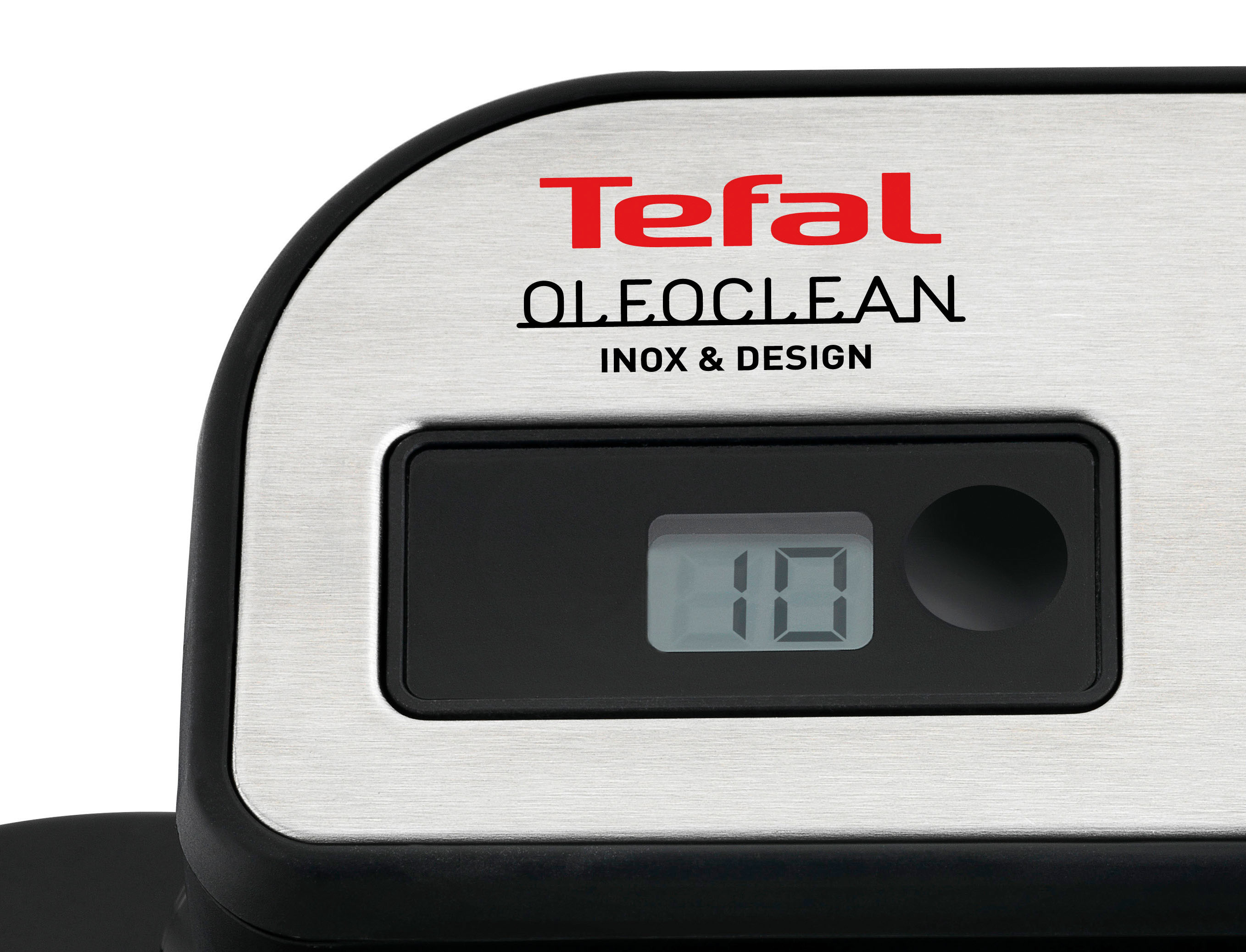 Tefal Oleoclean Inox & Diseño con pantalla digital '10'.