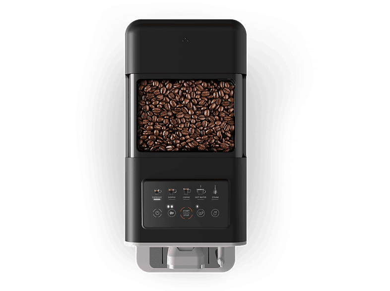 Cafetera superautomática - KRUPS My Coffee EA201B, 3 recetas de café, Táctil, Molinillo, Bandeja goteo extraíble, Compacta, 15 bares, Gris – imagen 3