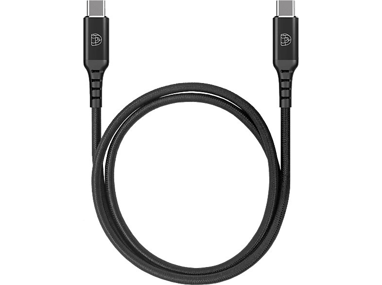 DEQSTER Nylon Ladekabel, Schwarz