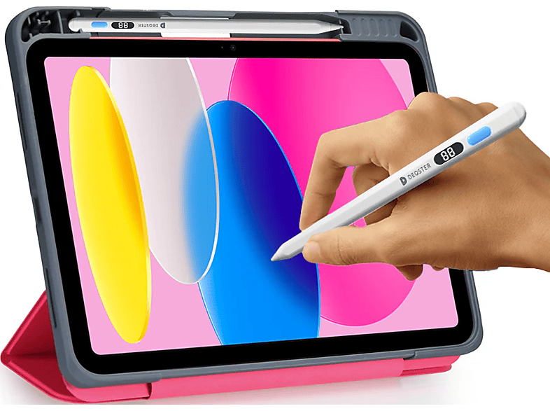 DEQSTER Rugged max Case, Apple, iPad (10.Gen. / A16), Rosa; Tablethülle — Foto 2 von 2