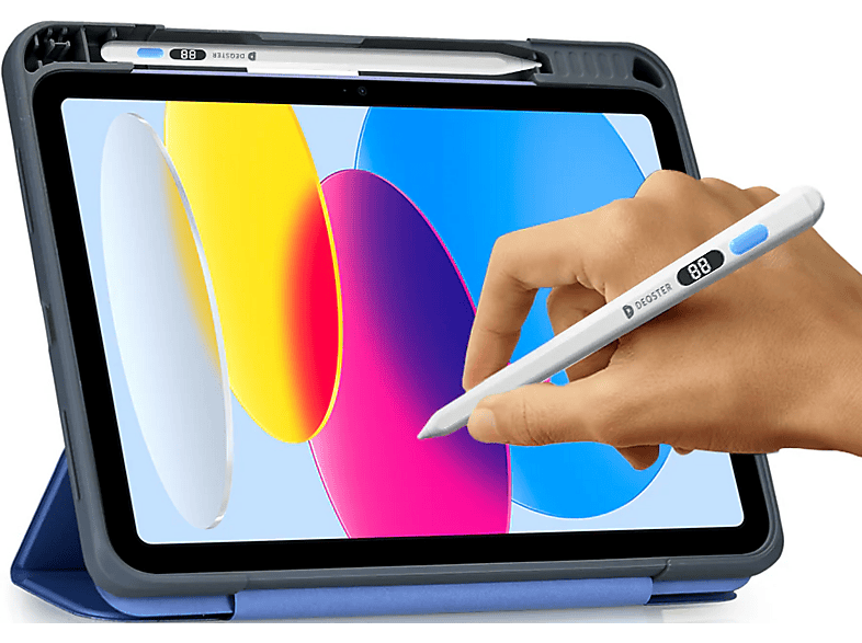 DEQSTER Rugged max Case, Apple, iPad (10.Gen. / A16), Blau; Tablethülle — Foto 2 von 2