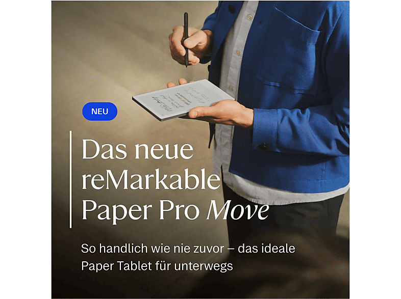 REMARKABLE Paper Pro Move + Marker Plus + Book Folio Premium Leder