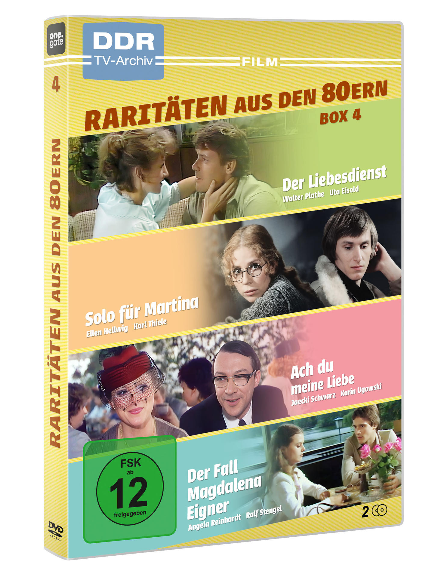 DVD-Box "Raritäten aus den 80ern" mit vier Filmen, FSK 12.