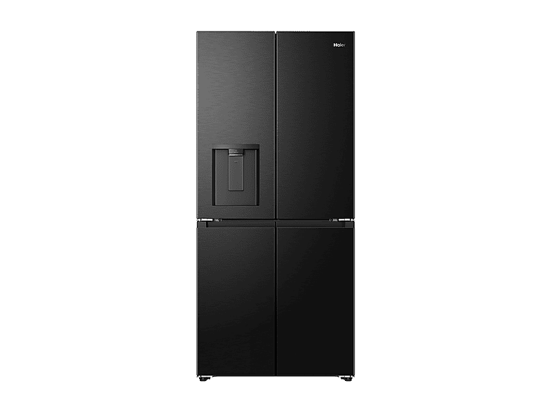 HAIER HCR58S18CWMB frigorifero americano, Capacità Netta Totale 523 litri, Rumorosità 35 dB(A), Nero, Classe C