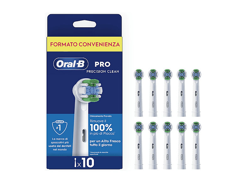 Testine per spazzolino ORAL-B EB20RX 10ct PrecisionClean IT Box RF