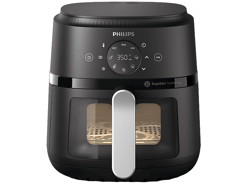 Philips Airfryer 2000-serie - Na221/00 Kijkvenster Rapidair 42 L Tot 4 Personen Hetelucht Friteuse Z