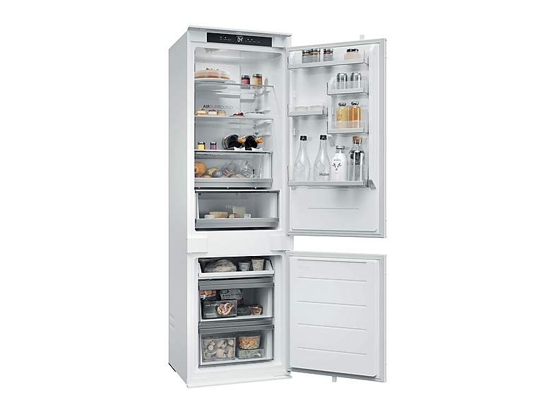 Haier HBQW5518D ID Titanium Series 2 Kühl- und Gefrierkombination (D, 251 l, 1772 mm hoch, vollintegrierbar, No Frost (verminderte Eisbildung), Weiß) — Foto 4 von 5