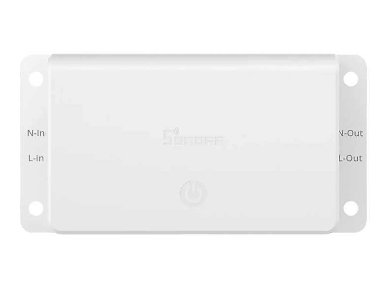 Interruptor inteligente - Sonoff BASIC-1GS, Gen5 Wi-Fi Matter, 1 canal 10A, Control por voz y remoto, Modo Magic Switch, Blanco