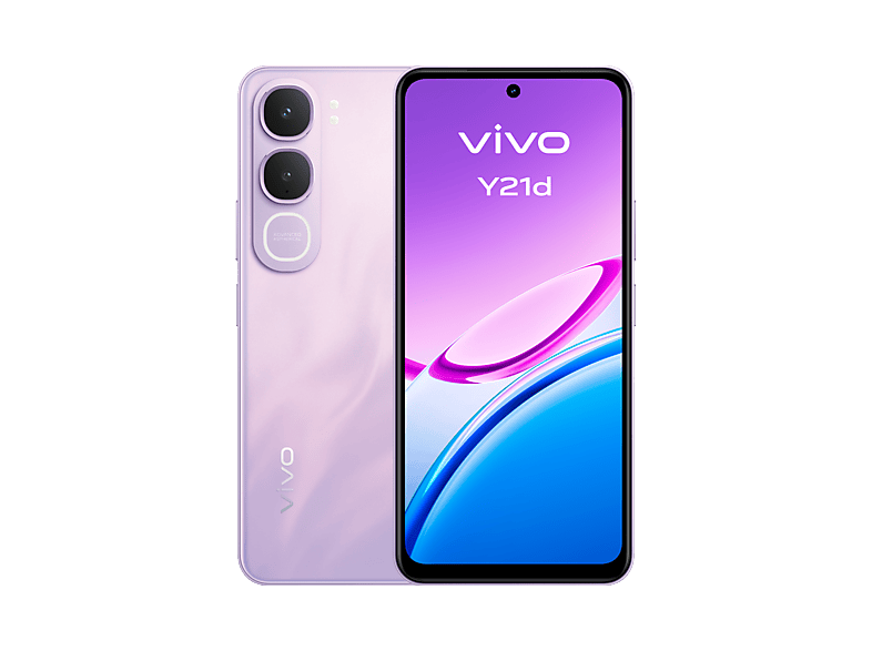 vivo Y21d, Lavanda Purple, 128GB, 4GB RAM, 6.68 LCD, Unisoc UMS9230, 6500 mAh