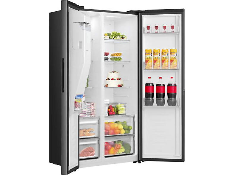 GORENJE NRS917E61BX Side by Side hűtőszekrény | MediaMarkt