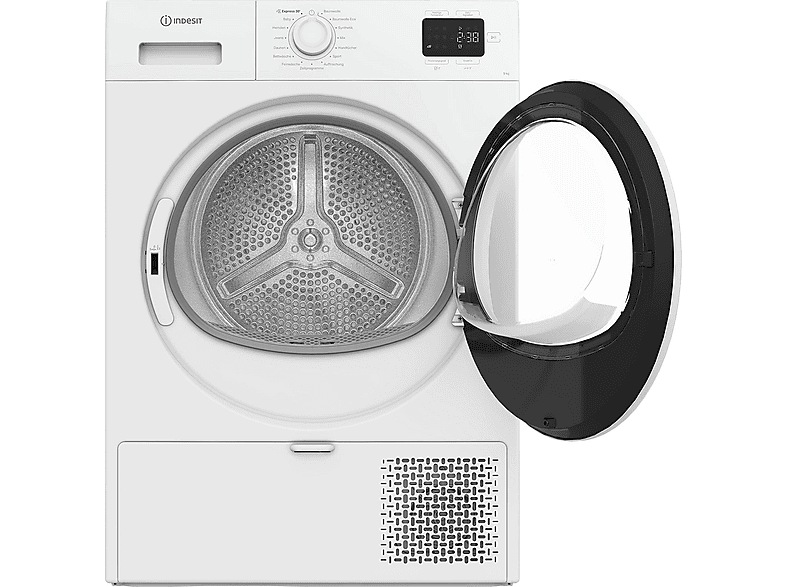 Indesit TDI 93501 Wärmepumpentrockner (9 kg, EEK: D, 64 dB(A)), Weiß) — Foto 4 von 5
