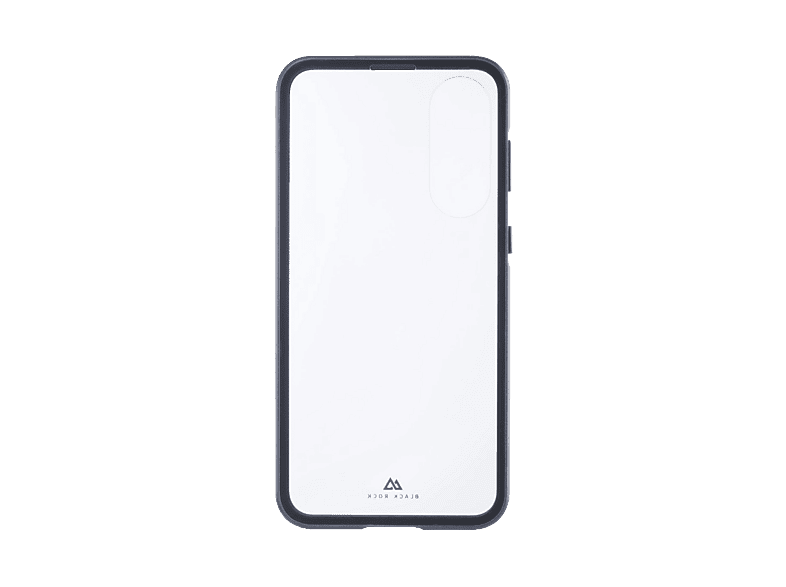 Black Rock 360° Glass Backcover, für Samsung Galaxy A57 5G, Schwarz, Transparent; Schutzhülle