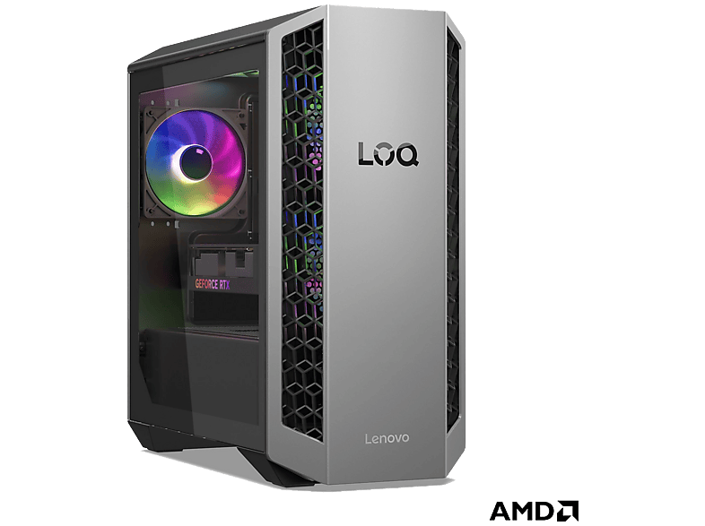 Lenovo LOQ Tower 26ADR10 Gaming Desktop (AMD Ryzen 7 8745HX, 32GB RAM, 1TB SSD, GeForce RTX 5070)