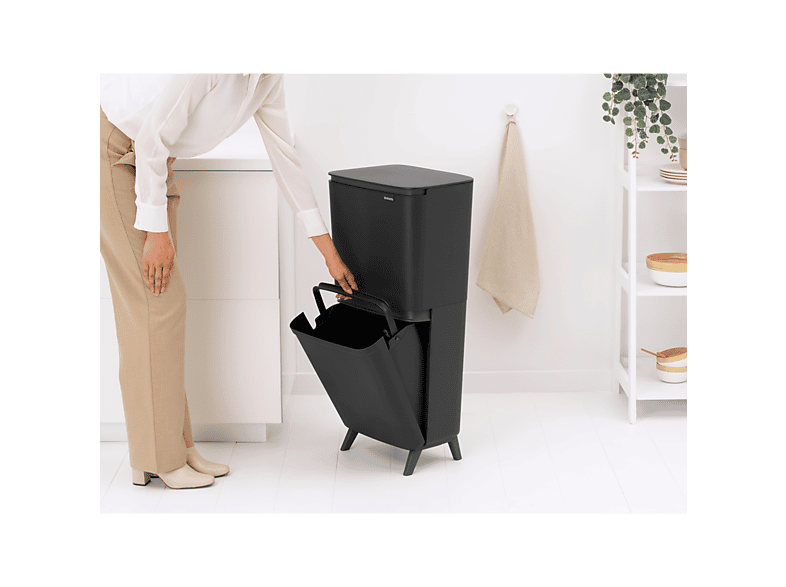 Brabantia 275067 SortUp Abfalleimer HI 20+25l, Dark Grey — Foto 4 von 5