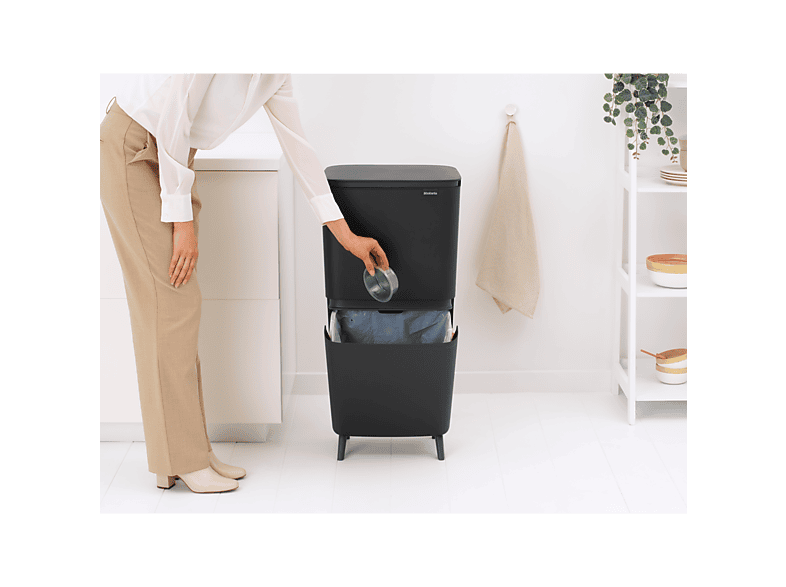 Brabantia 275067 SortUp Abfalleimer HI 20+25l, Dark Grey — Foto 5 von 5