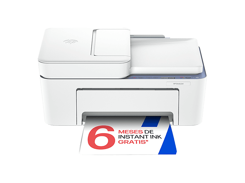 MediaMarkt Deskjet 4322, Hp Impresora Multifunción Tinta, Impresión Doble Cara, A Color, Wi-Fi, Blanco