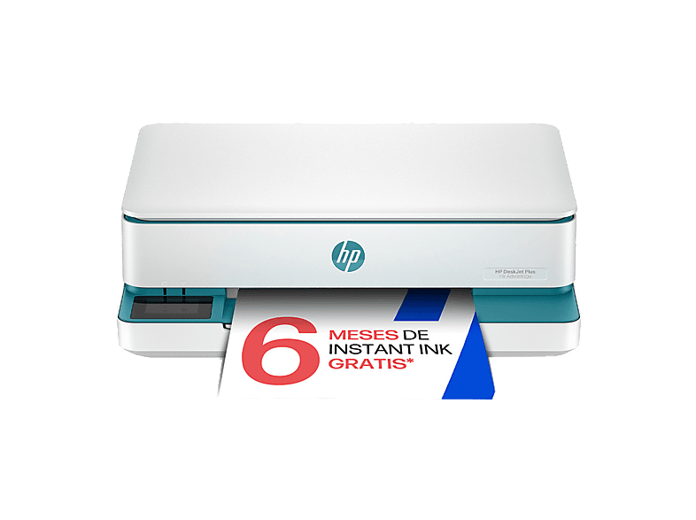 Impresora multifunción tinta - HP Envy 6122e, Serie 6020, HP+, Wi-Fi, Fax móvil, Impresión fotográfica a doble cara automática, Instant Ink, Blanco