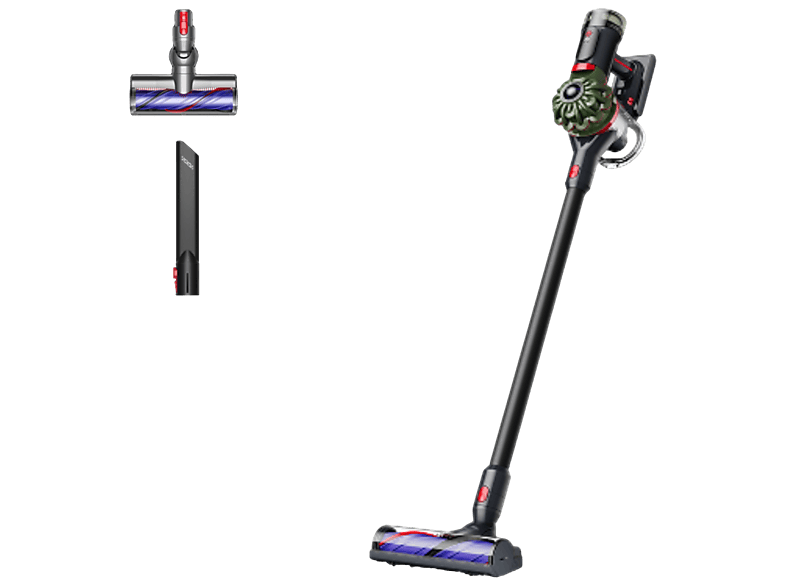 REACONDICIONADO Seminuevo Muy bueno Aspirador escoba - Dyson V8™ Cyclone, Potencia succión 150 W, Autonomía 60 min, Rinconera, Negro