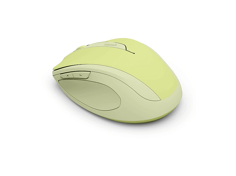 HAMA WM-400, kabellose Maus, ergonomisch, optisch, 6 Tasten, ohne Klickgeräusch, Gün — Foto 4 von 5
