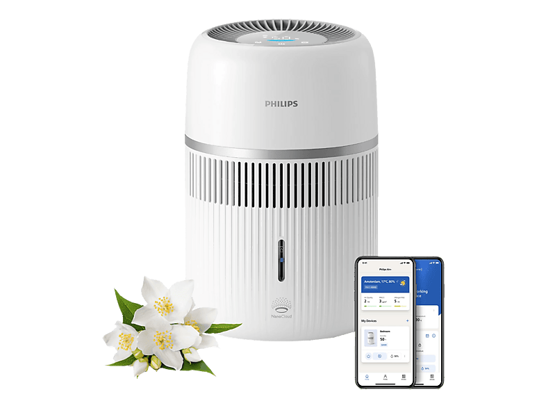 Philips HU4210/04 4000 Series Luftbefeuchter Weiß (3 Watt, Raumgröße: 44 m²)