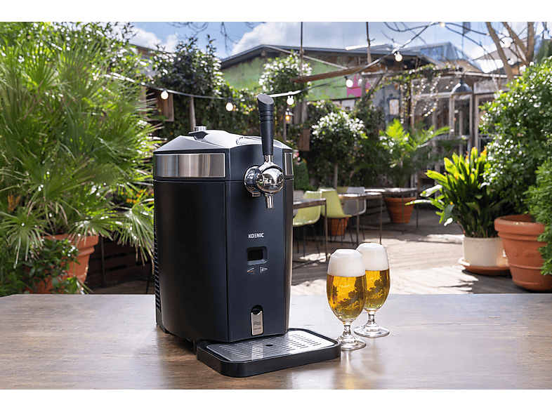 KOENIC KBD 5026 Bierzapfanlage Schwarz/Edelstahl