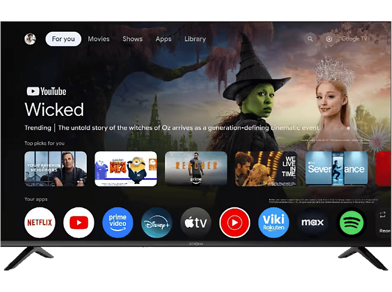 Strong SRT55UH7773, 55 Zoll, 4K Ultra HD smart Google TV; 4K Ultra HD TV