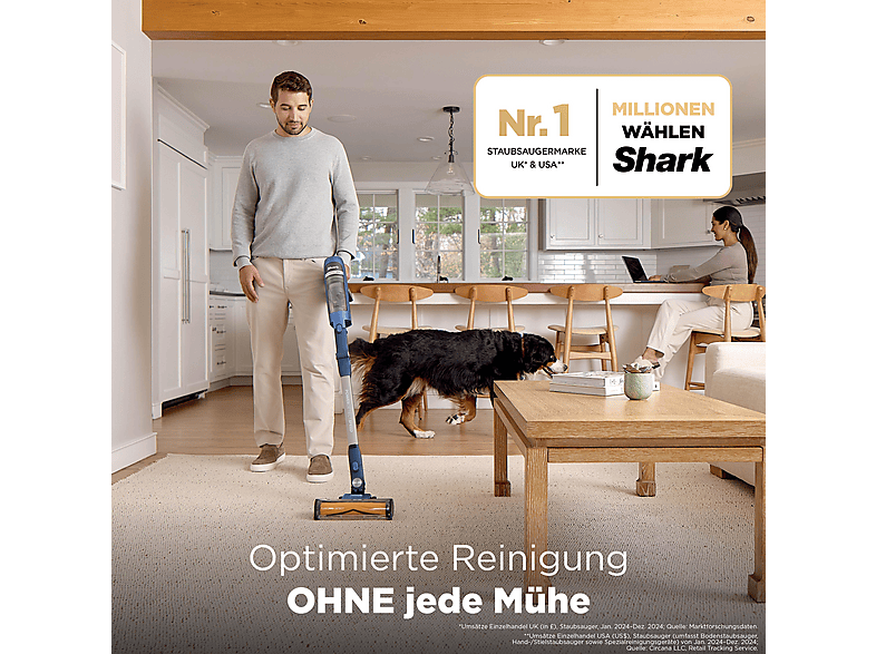 Aspiradora sin cable Shark PowerDetect Speed en Azul | IA1241EU | de SharkNinja
