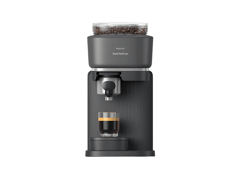 REACONDICIONADO Seminuevo Muy bueno Cafetera express - Philips Baristina BAR300/60, Molinillo cerámico, 16 bares, Café en grano, 4 programas, 1550 W