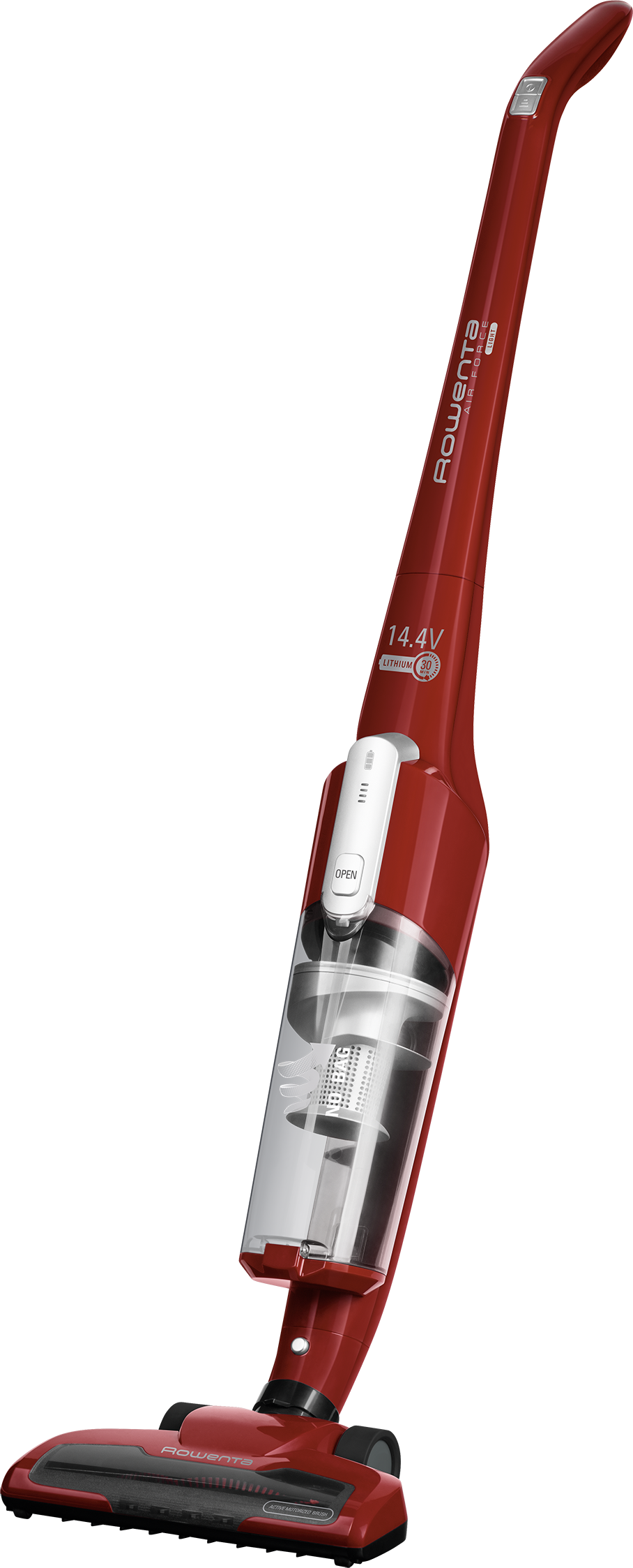 ROWENTA RH6543WH Air Force Light rúdporszívó piros