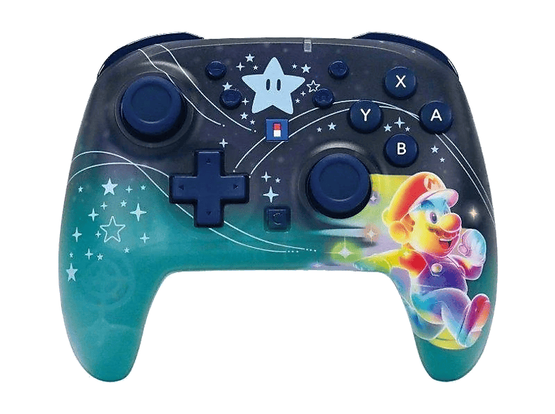Mando Nintendo Switch 2 - Hori Mario, Para 2, Inalámbrica, USB-C, Palancas analógicas TMR