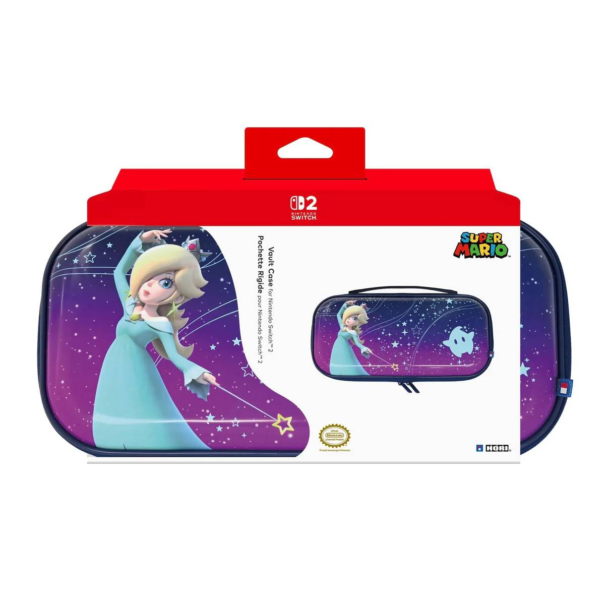 Funda Nintendo Switch con Rosalina y estrellas. Producto oficial de Super Mario.