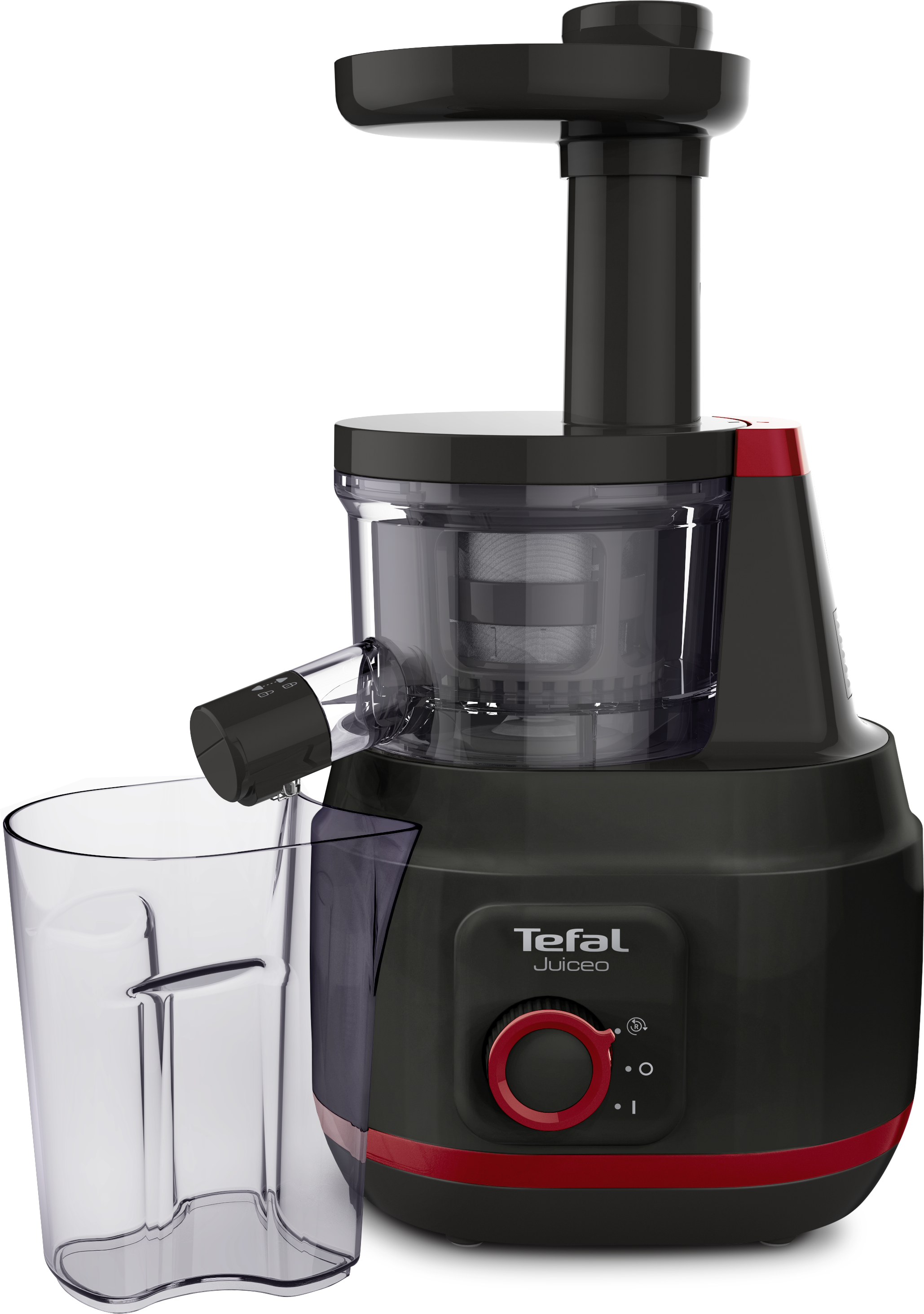 TEFAL ZC150838 Juiceo gyümölcsprés piros-fekete 800 ml