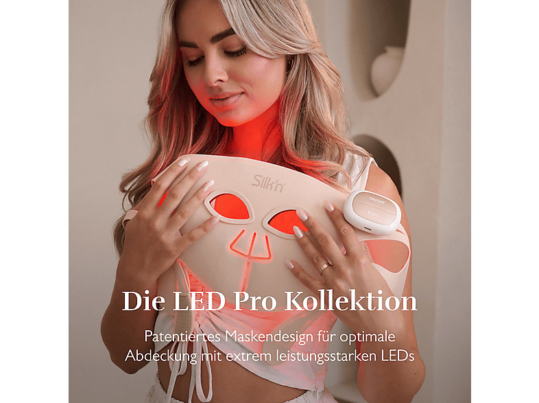 Silk'n FLMP1PE1001 LED Face Mask Pro (Fortschrittliche LED-Technologie für langanhaltende Hautergebnisse); LED Gesichtsmaske — Foto 2 von 5