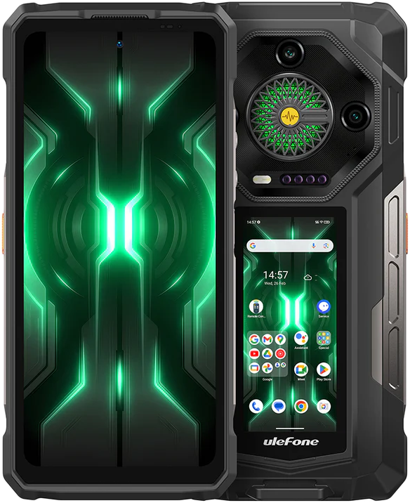 ULEFONE ARMOR 33 PRO 16/512 GB DualSIM Fekete Kártyafüggetlen Okostelefon