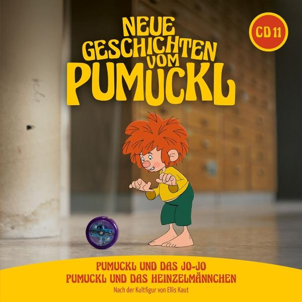 Pumuckl spielt mit einem Jo-Jo vor einem Holzschrank. CD 11.