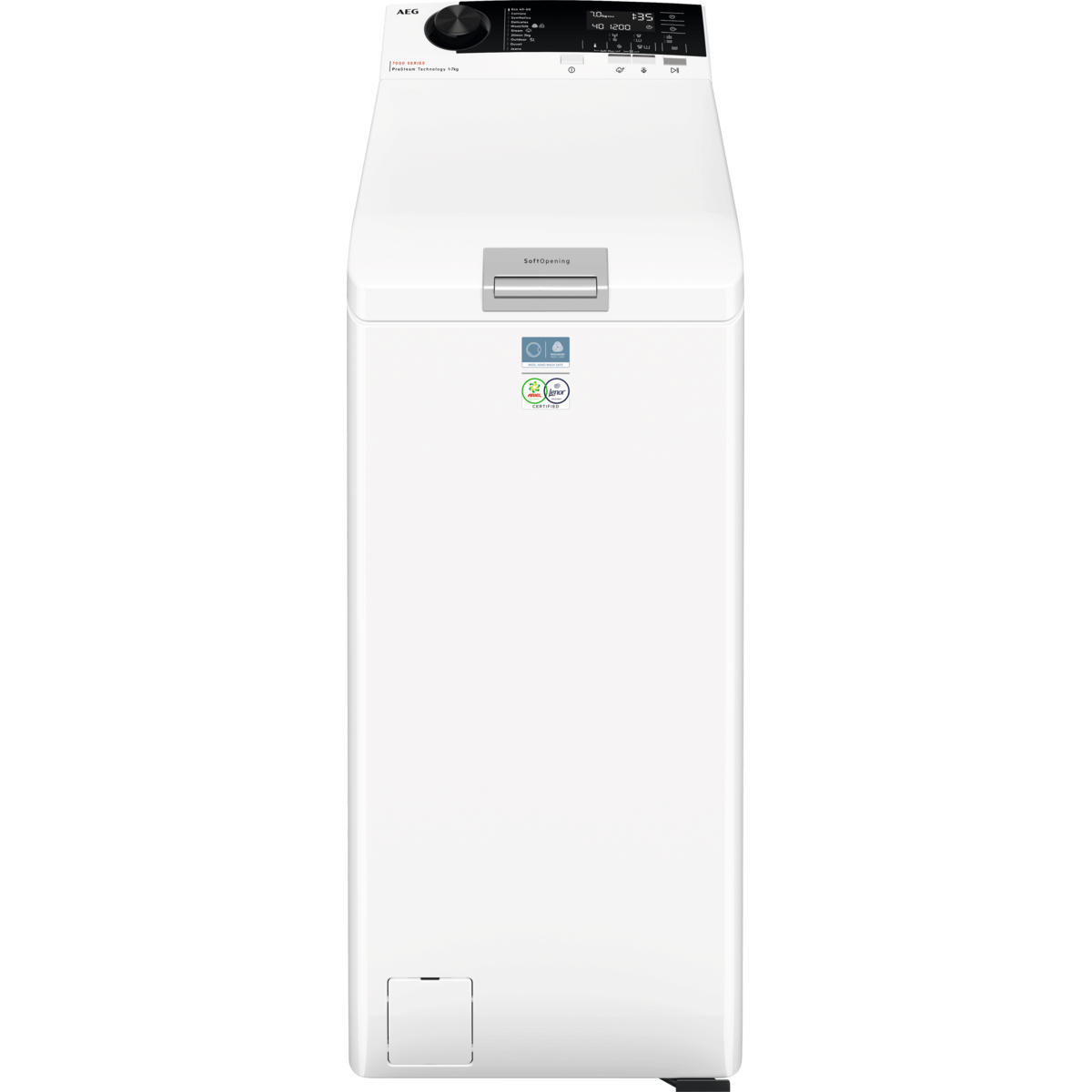 AEG LTR7E273AE Felültöltős gőzmosógép, 7 kg, 1200 f/p., Ökoinverter, Antiallergén mosóprogram