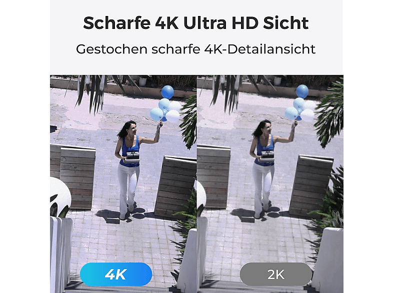 Reolink B4GTMXPT4K09SPC Trackmix Series G770-C, Überwachungskamera mit Solarpanel (Anzahl Kameras: 1, für Außen, Nachtsichtfunktion, Solar, rotierbar, HD, Camouflage) — Foto 4 von 5
