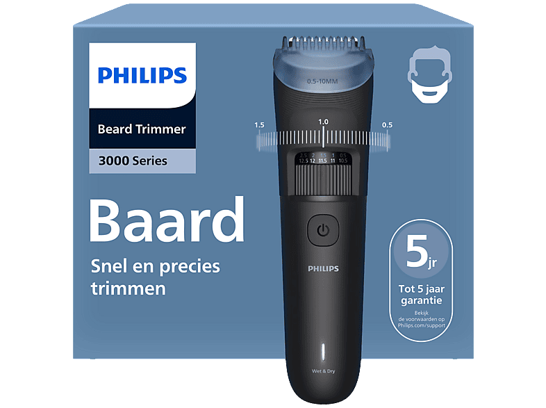 Philips Series 3000 Tondeuse à barbe BT3660/15